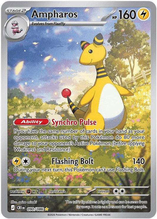 Ampharos - 090/086 [ME04: Chaos Rising]