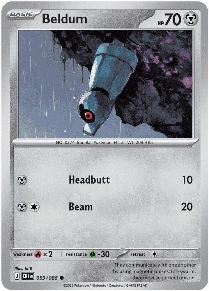 Beldum (059/086) [ME04: Chaos Rising]