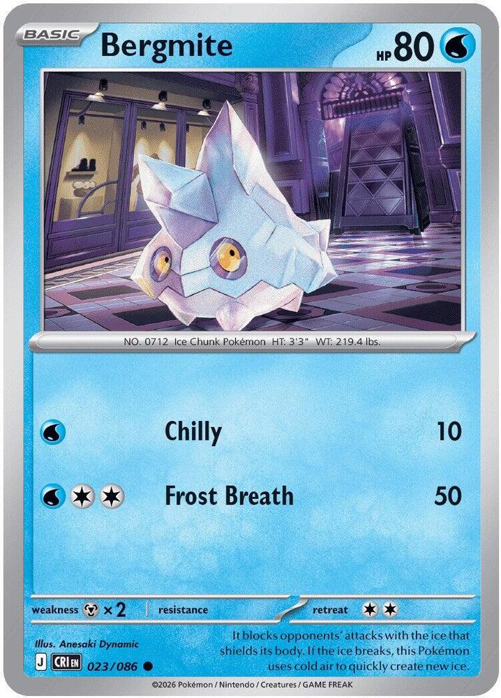 Bergmite (023/086) [ME04: Chaos Rising]