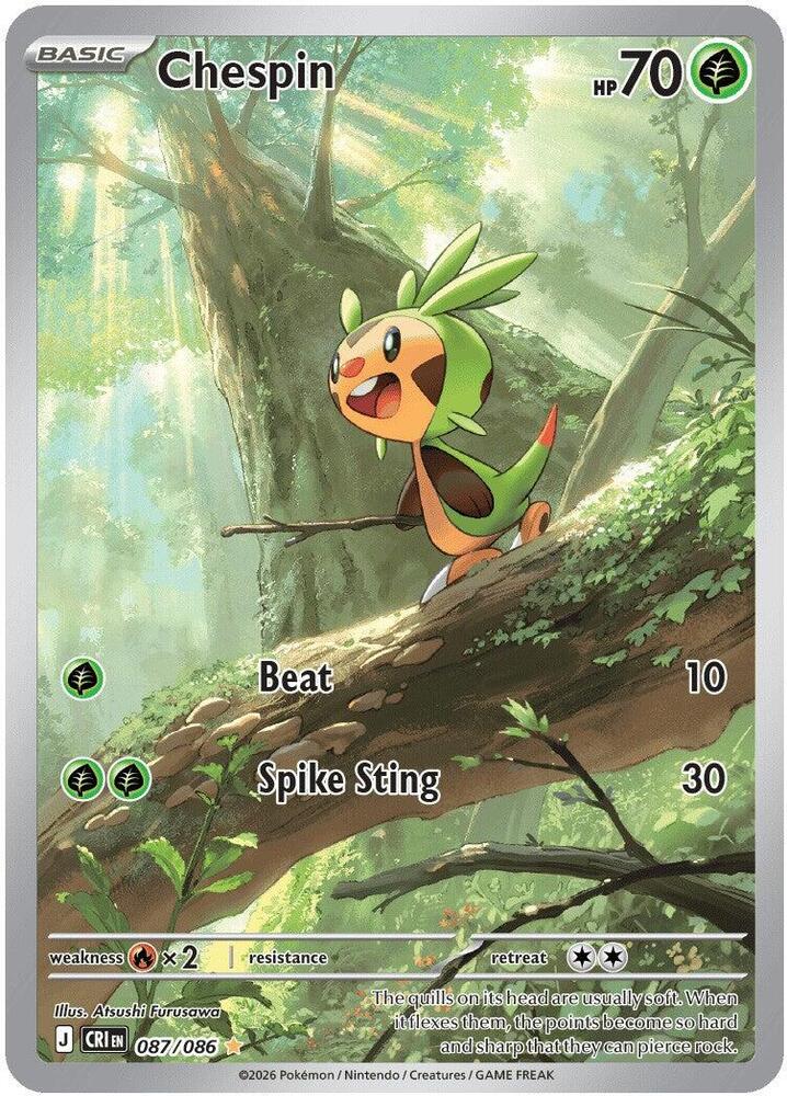 Chespin - 087/086 [ME04: Chaos Rising]