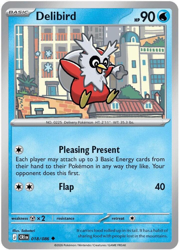 Delibird (018/086) [ME04: Chaos Rising]
