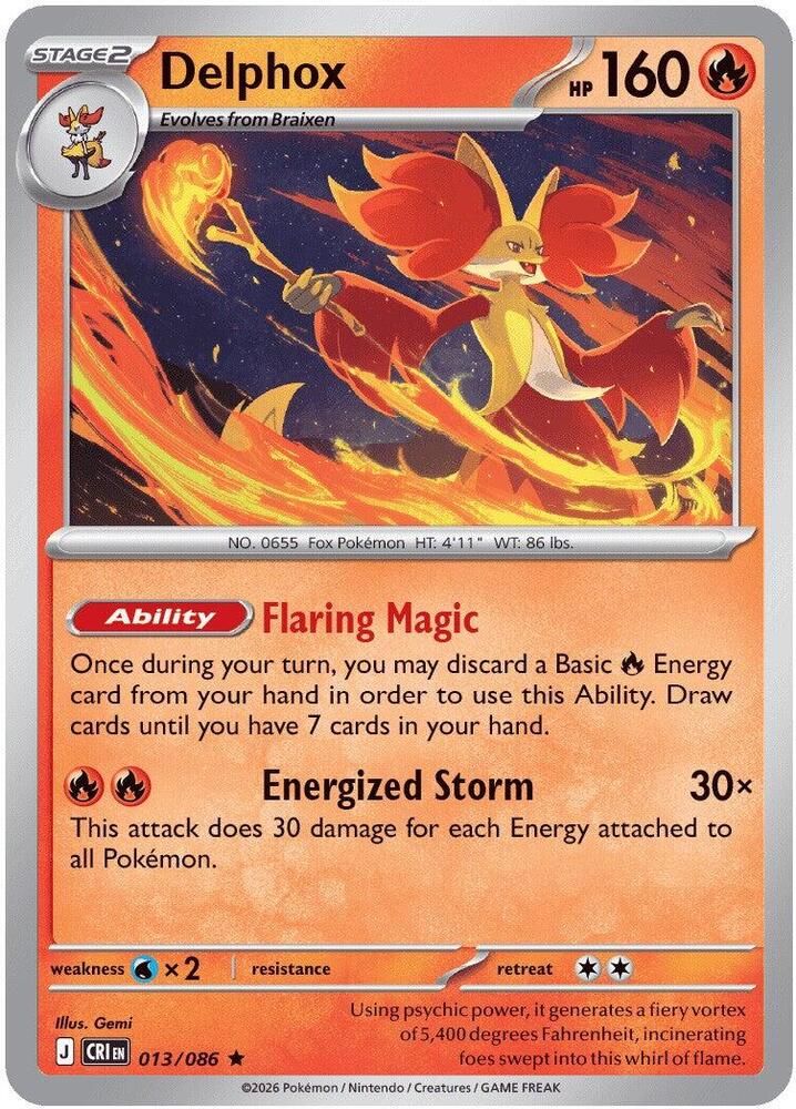 Delphox (013/086) [ME04: Chaos Rising]