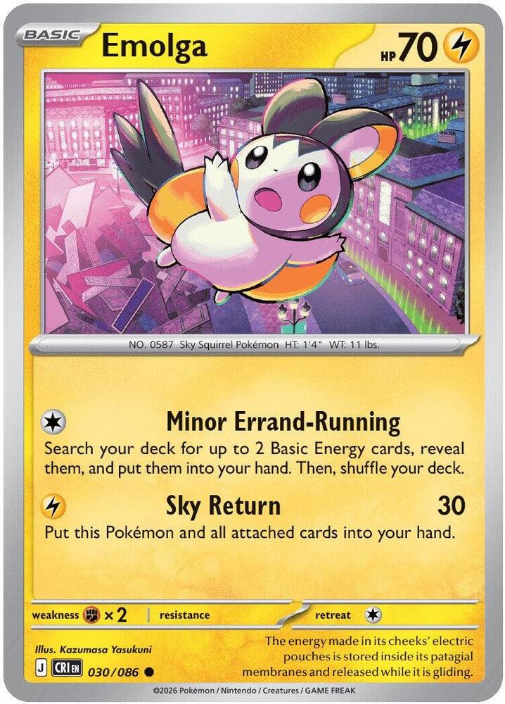 Emolga (030/086) [ME04: Chaos Rising]