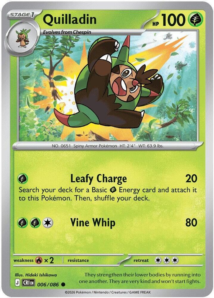 Quilladin (006/086) [ME04: Chaos Rising]