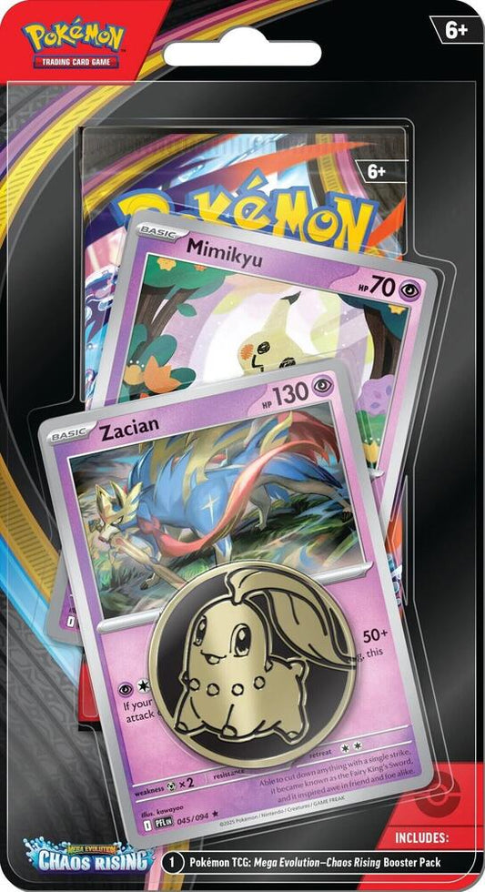 Chaos Rising Single Pack Blister Zacian Mimikyu