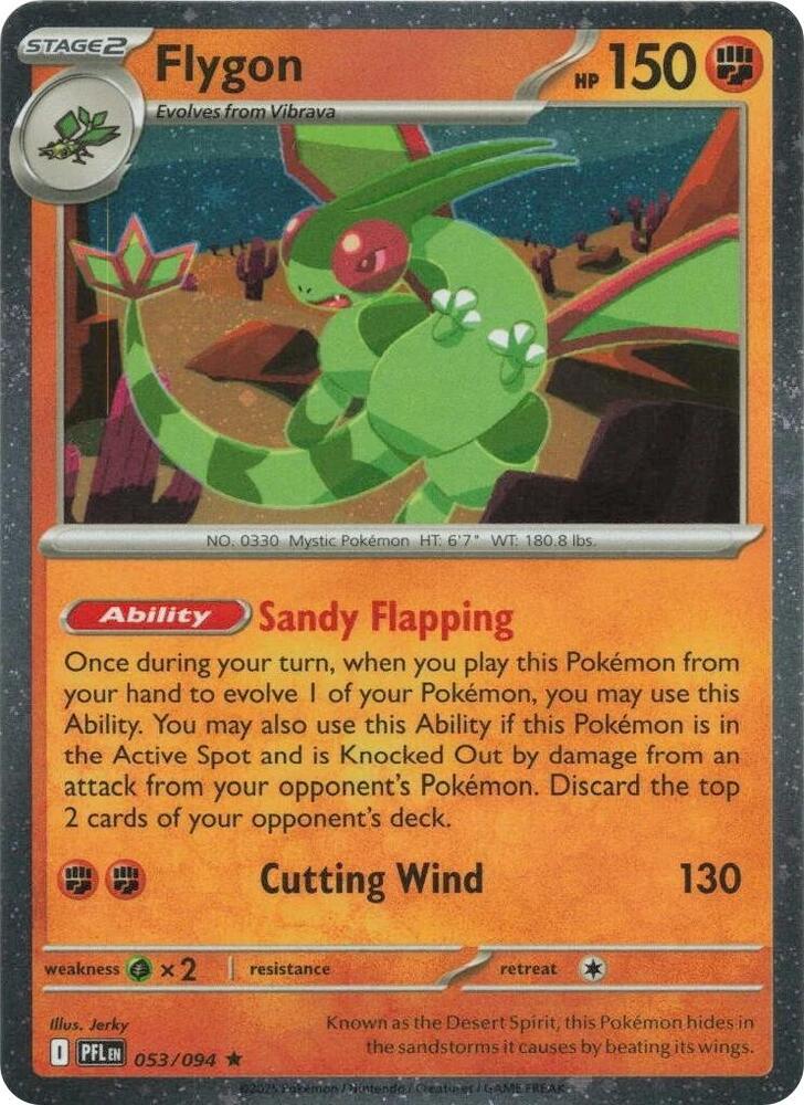 Flygon - 053/094 (Cosmos Holo) [Blister Exclusives]