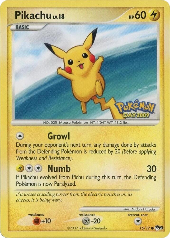 Pikachu (Pokemon Day 2009) (015/017) [POP Series 9]