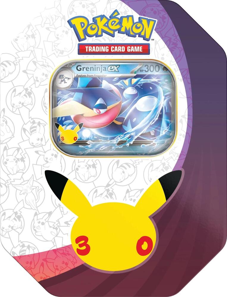 30th Celebration Tin Greninja ex