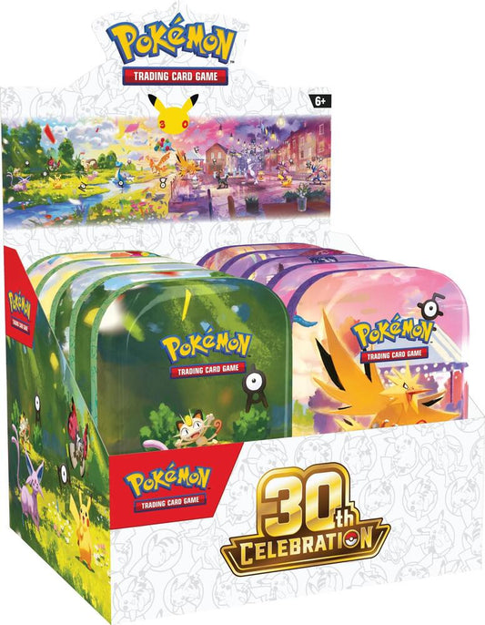 30th Celebration Mini Tin Display