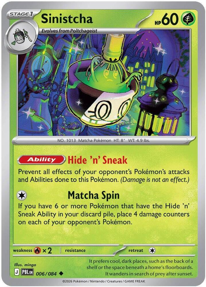 Sinistcha (006/084) [ME05: Pitch Black]