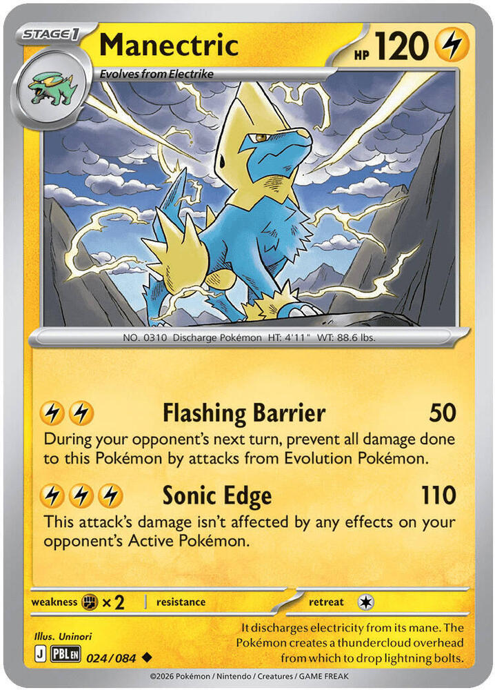 Manectric - 024/084 [ME05: Pitch Black]