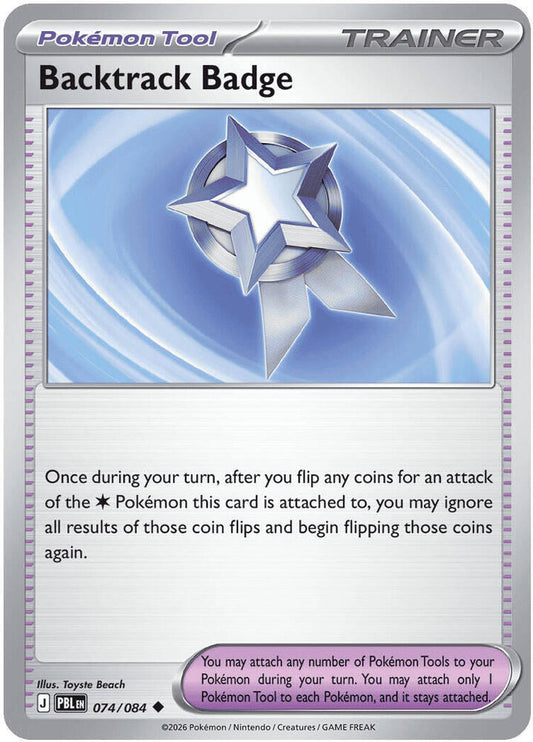 Backtrack Badge (074/084) [ME05: Pitch Black]