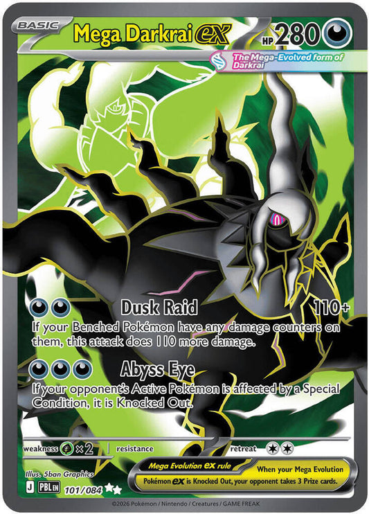 Mega Darkrai ex - 101/084 [ME05: Pitch Black]