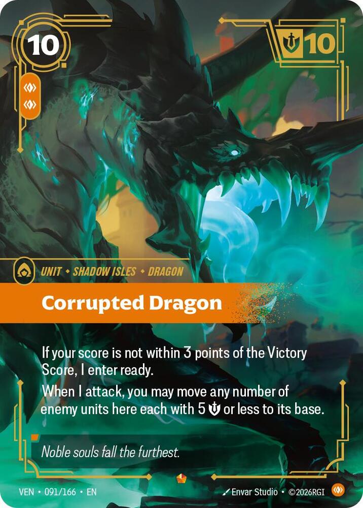 Corrupted Dragon (091/166) [Vendetta]