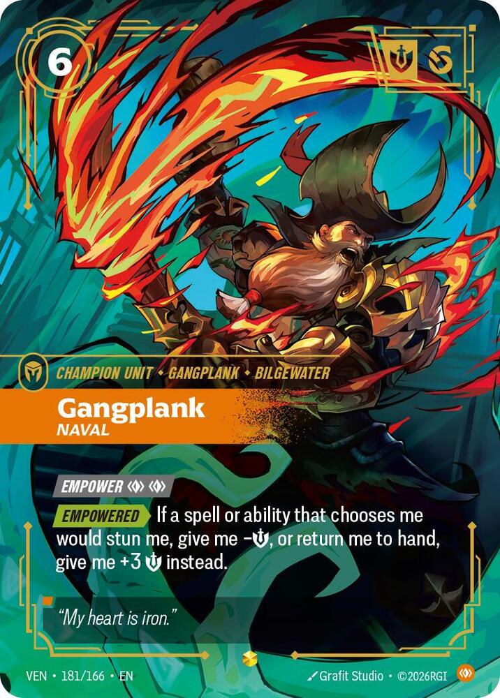 Gangplank, Naval (Overnumbered) (181/166) [Vendetta]