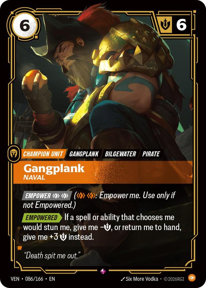 Gangplank, Naval (086/166) [Vendetta]