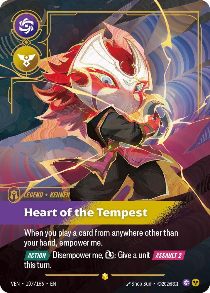 Yordle, Kennen - Heart of the Tempest (Overnumbered) (197/166) [Vendetta]