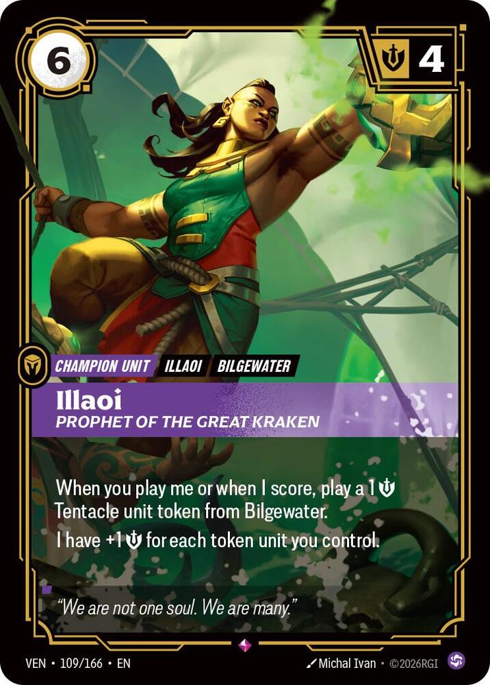 Illaoi, Prophet of the Great Kraken (109/166) [Vendetta]
