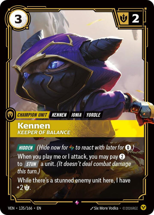 Kennen, Keeper of Balance (135/166) [Vendetta]