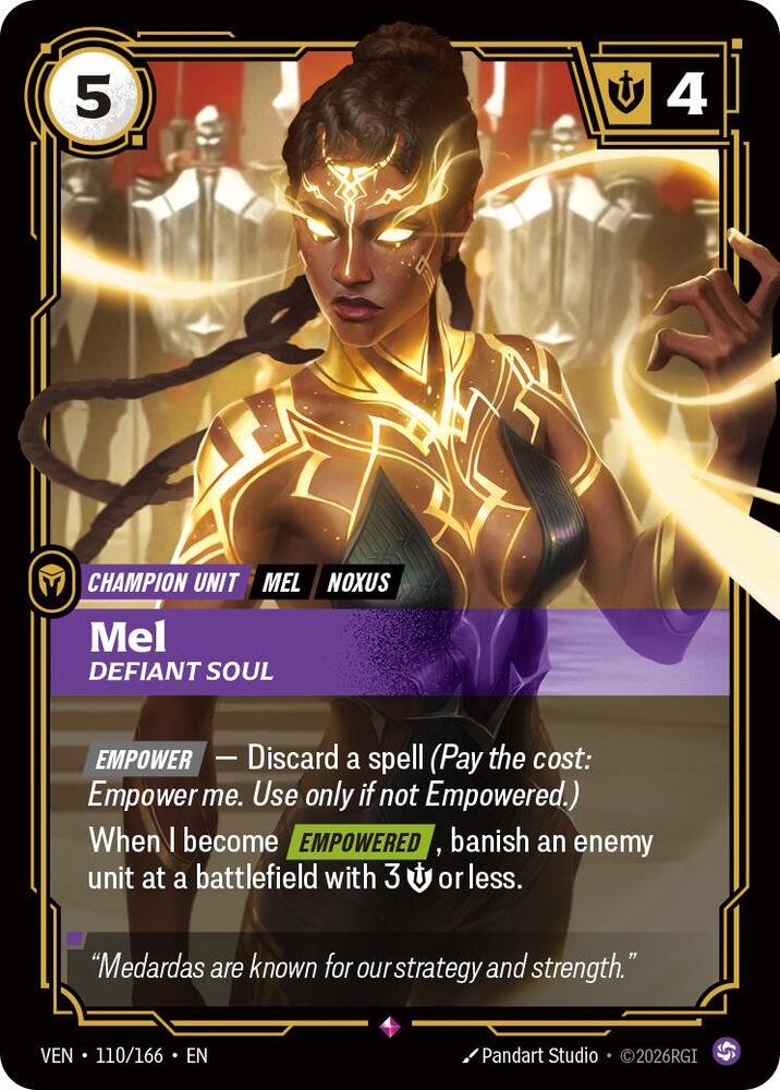 Mel, Defiant Soul (110/166) [Vendetta]