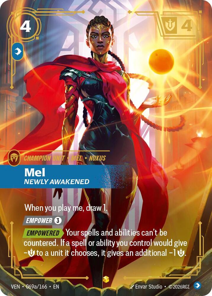 Mel, Newly Awakened (Alternate Art) (069a/166) [Vendetta]