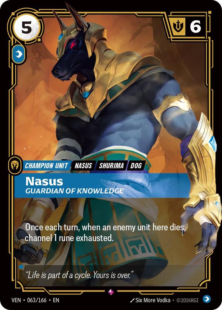 Nasus, Guardian of Knowledge (063/166) [Vendetta]