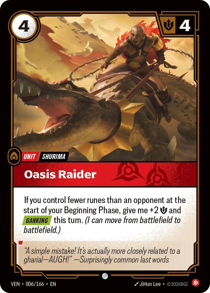 Oasis Raider (006/166) [Vendetta]