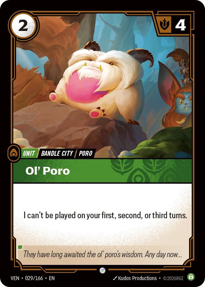 Ol' Poro (029/166) [Vendetta]