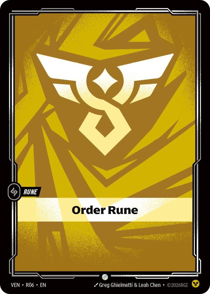 Order Rune (R06) [Vendetta]