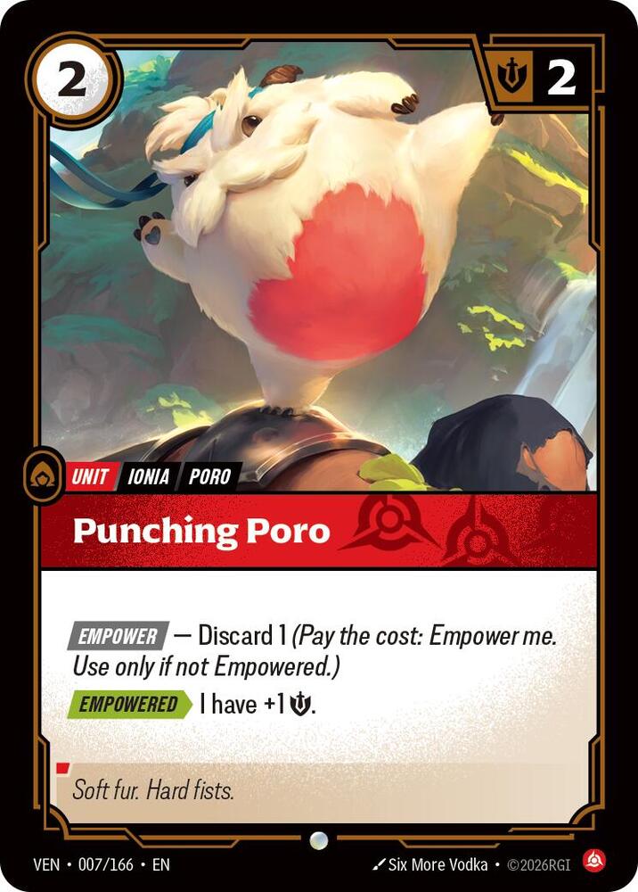 Punching Poro (007/166) [Vendetta]