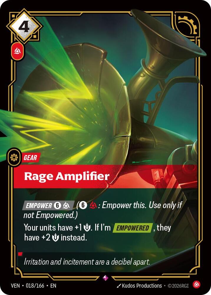 Rage Amplifier (018/166) [Vendetta]