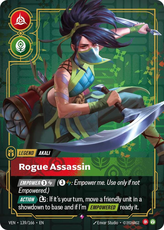 Akali - Rogue Assassin (139/166) [Vendetta]