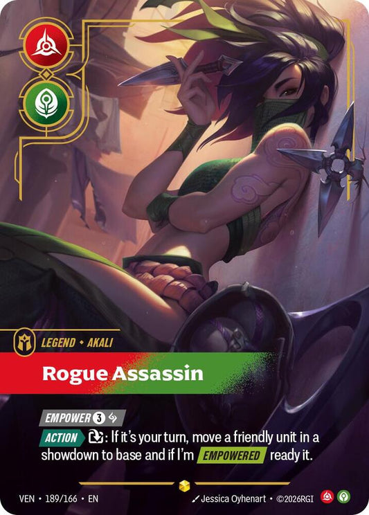 Akali - Rogue Assassin (Overnumbered) (189/166) [Vendetta]