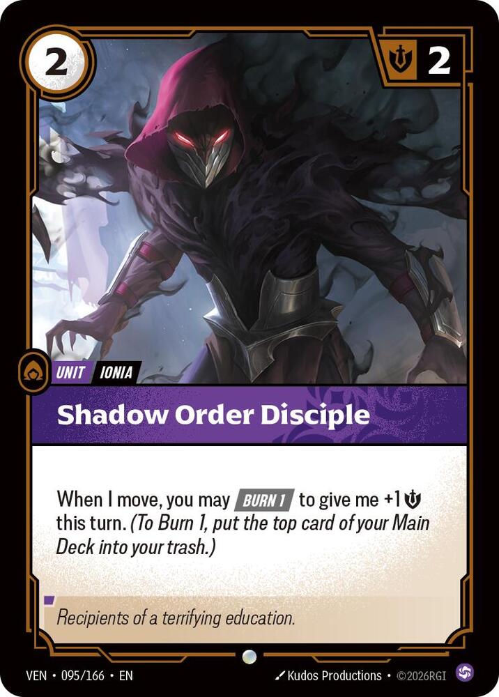 Shadow Order Disciple (095/166) [Vendetta]