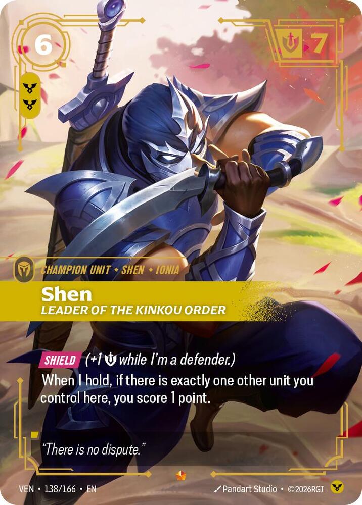 Shen, Leader of the Kinkou Order (138/166) [Vendetta]