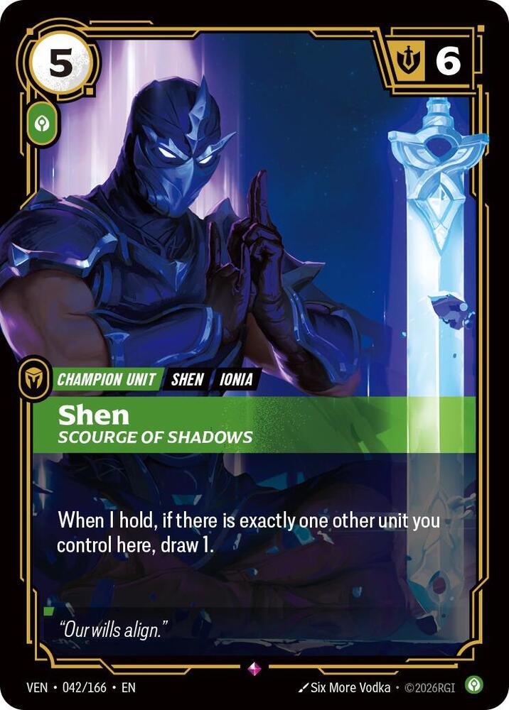 Shen, Scourge of Shadows (042/166) [Vendetta]