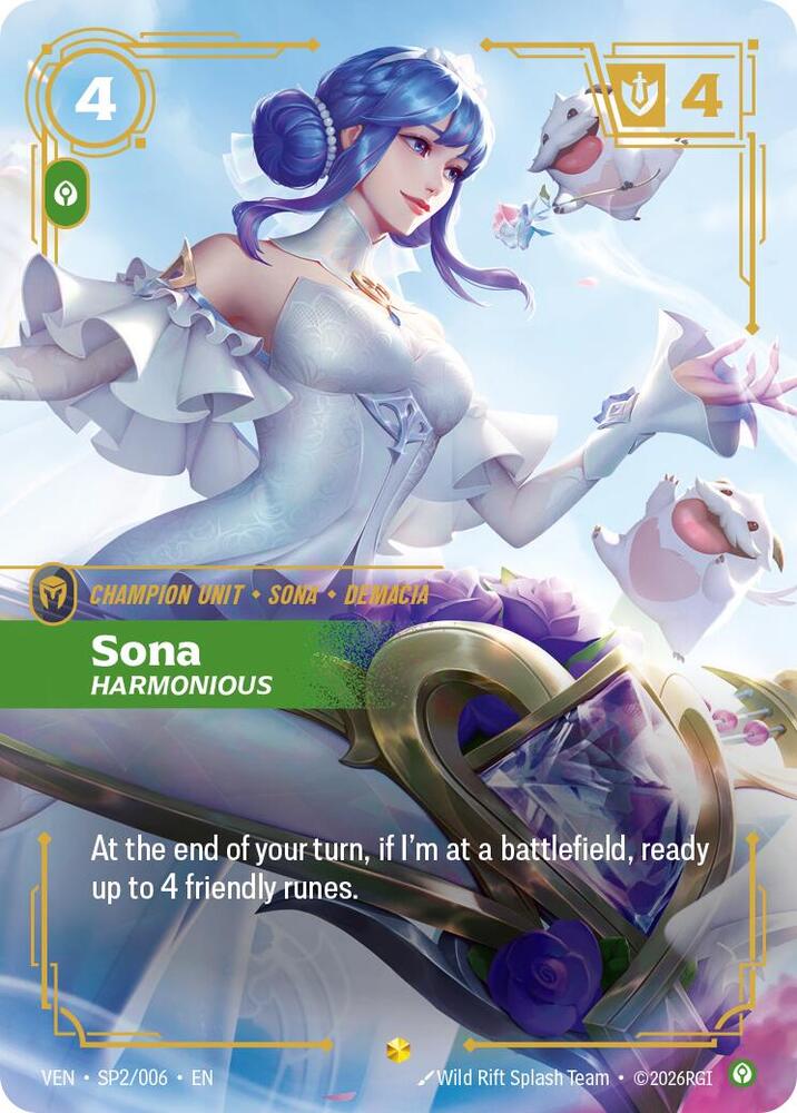 Sona, Harmonious (SP2/006) [Vendetta]