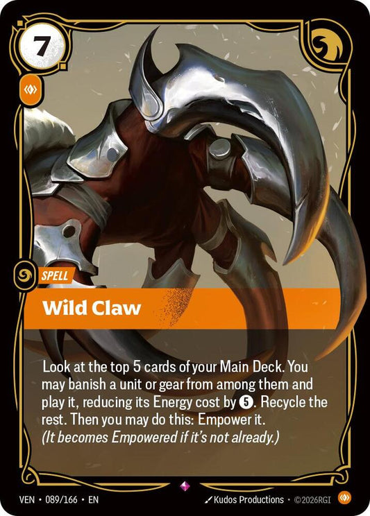 Wild Claw (089/166) [Vendetta]