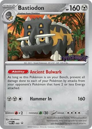Bastiodon - 085 (Pitch Black Stamped) [ME: Mega Evolution Promo]