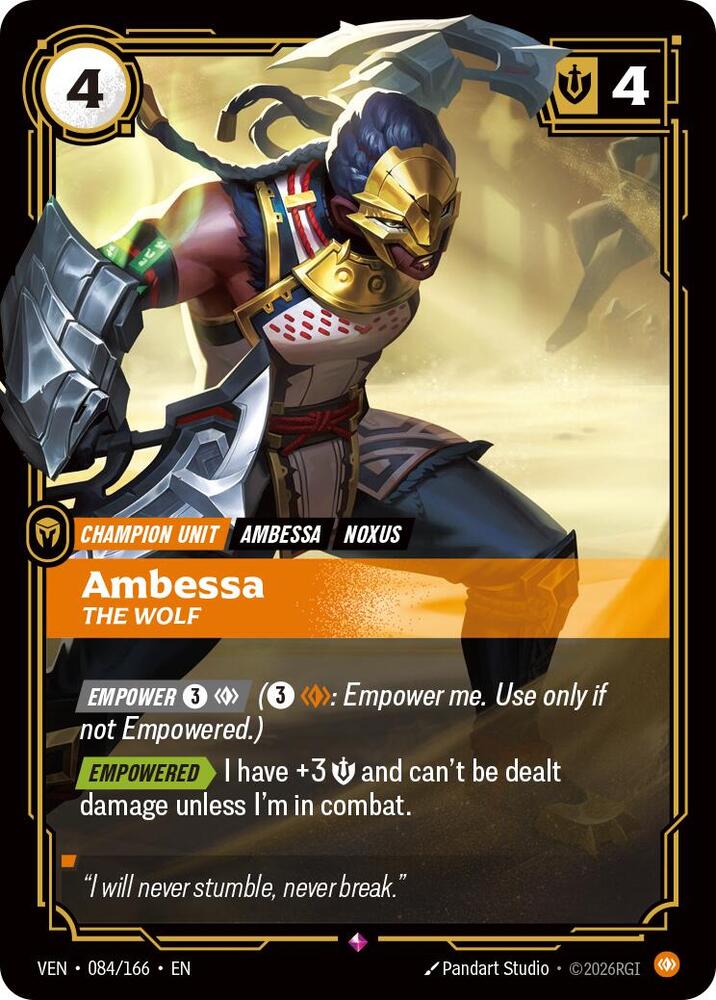 Ambessa, The Wolf (084/166) [Vendetta]