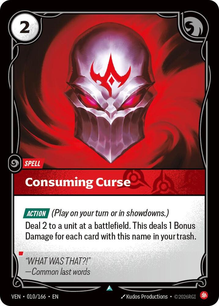 Consuming Curse (010/166) [Vendetta]