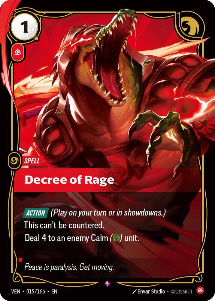 Decree of Rage (015/166) [Vendetta]