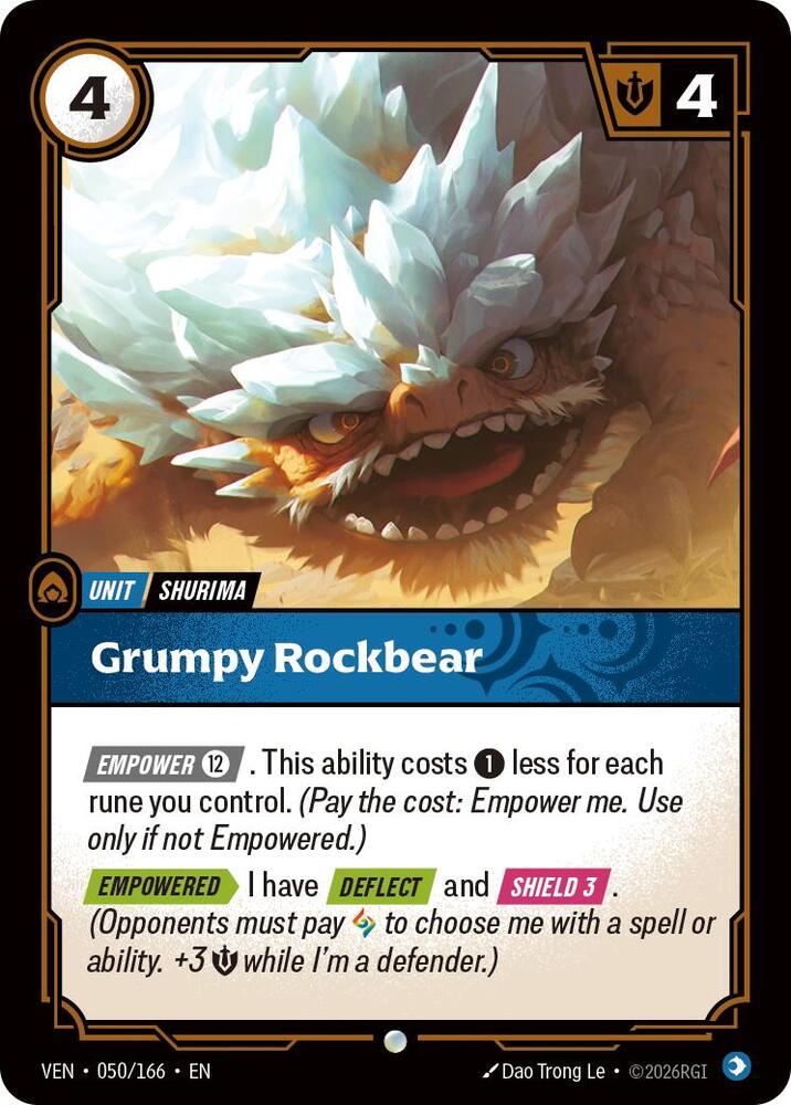 Grumpy Rockbear (050/166) [Vendetta]
