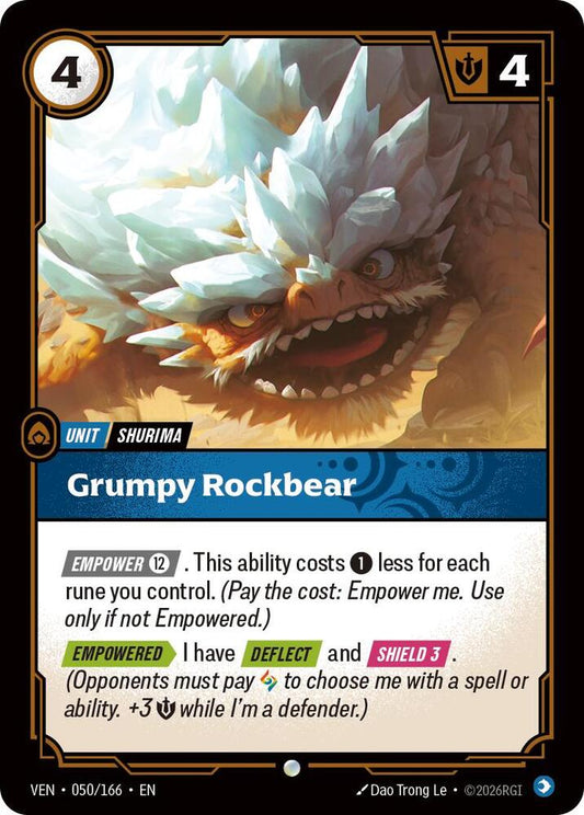 Grumpy Rockbear (050/166) [Vendetta]