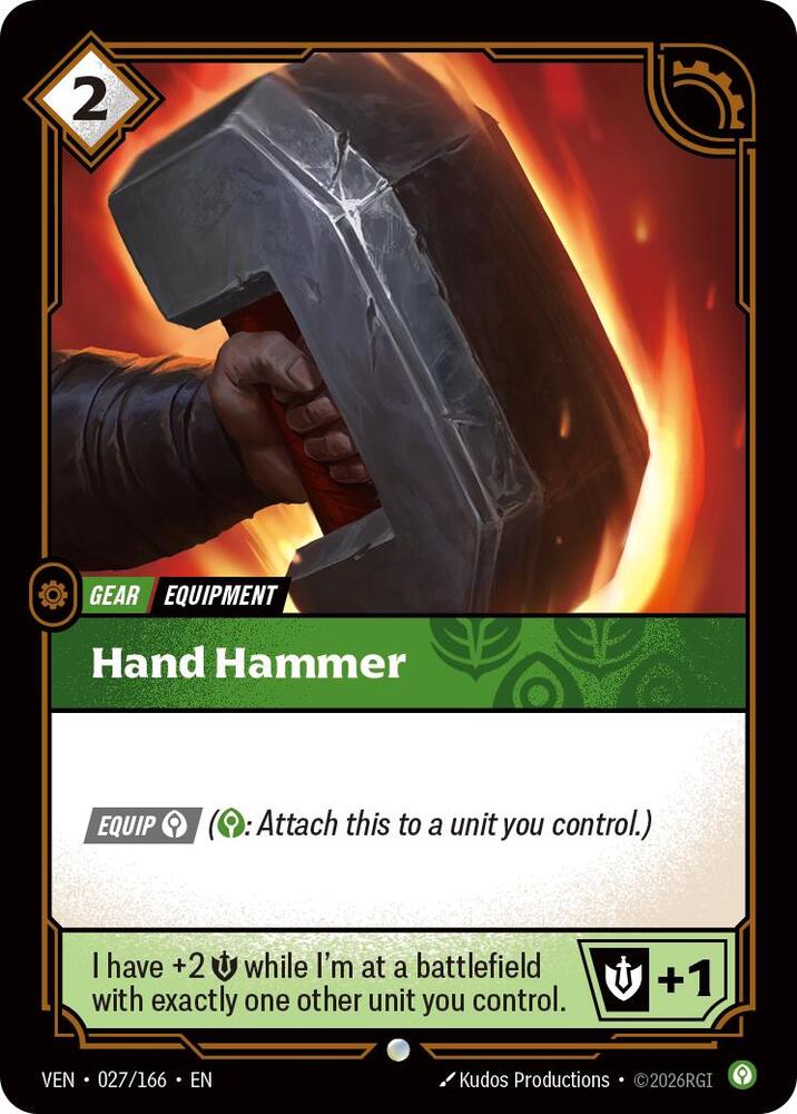 Hand Hammer (027/166) [Vendetta]