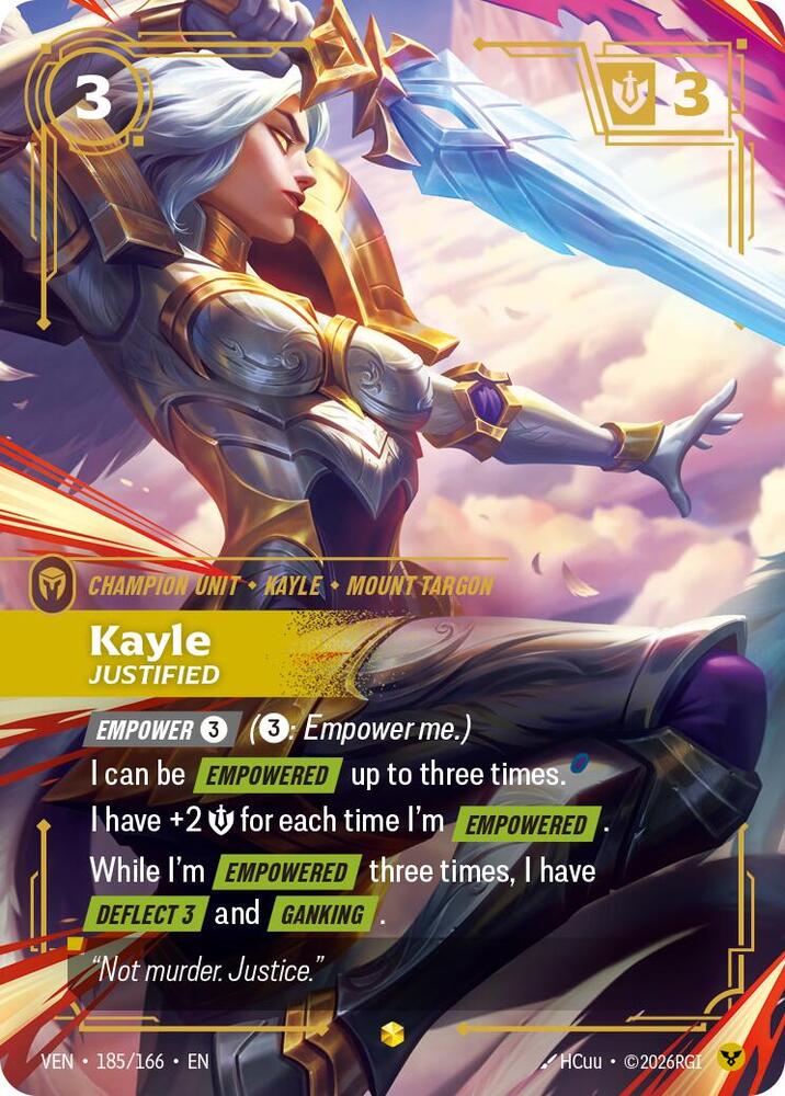 Kayle, Justified (Overnumbered) (185/166) [Vendetta]