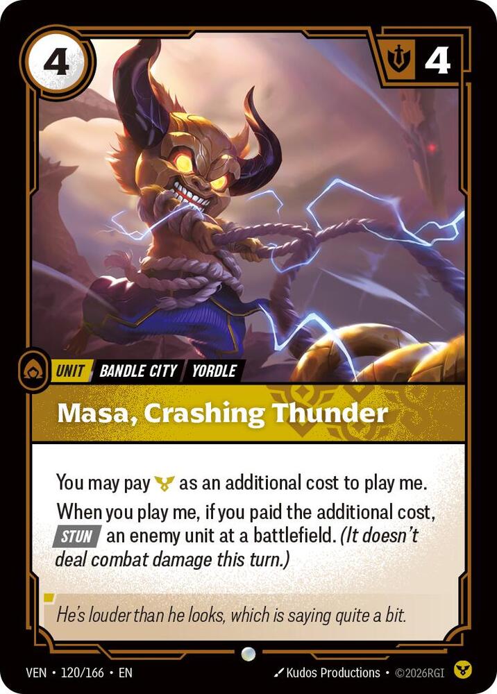 Masa, Crashing Thunder (120/166) [Vendetta]