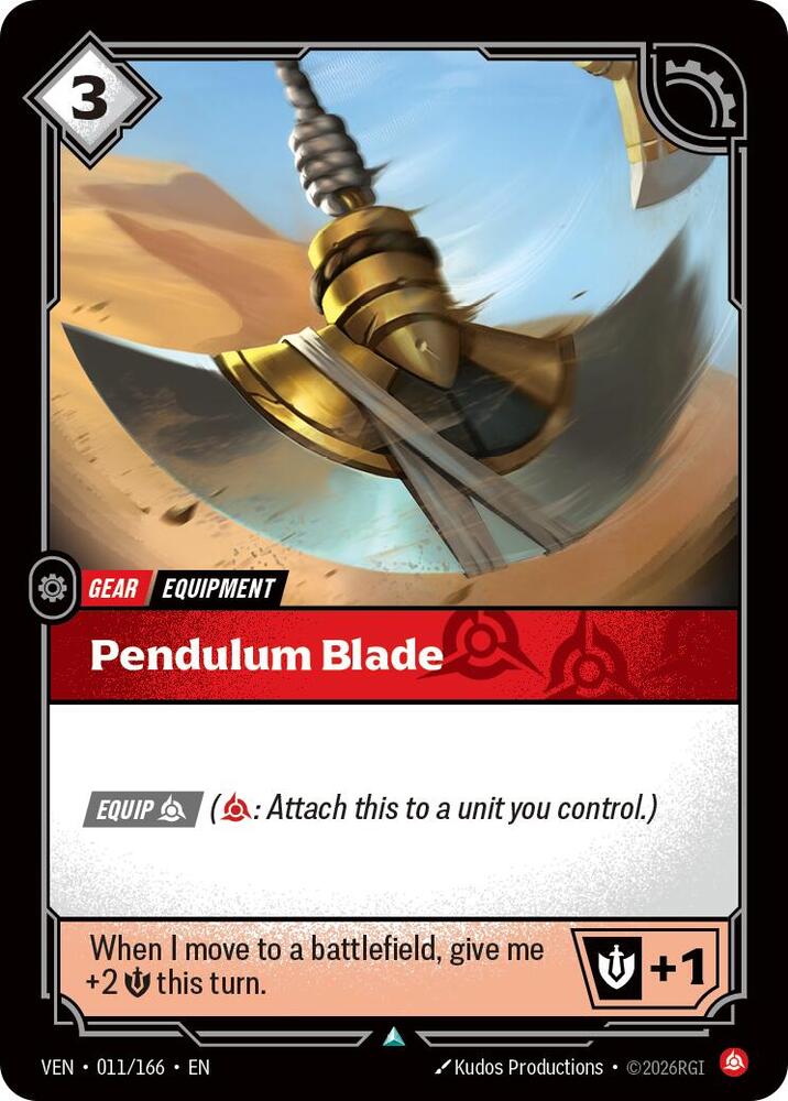 Pendulum Blade (011/166) [Vendetta]