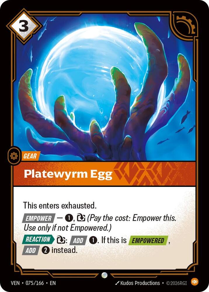 Platewyrm Egg (075/166) [Vendetta]