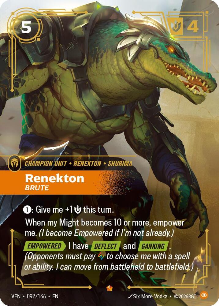 Renekton, Brute (092/166) [Vendetta]